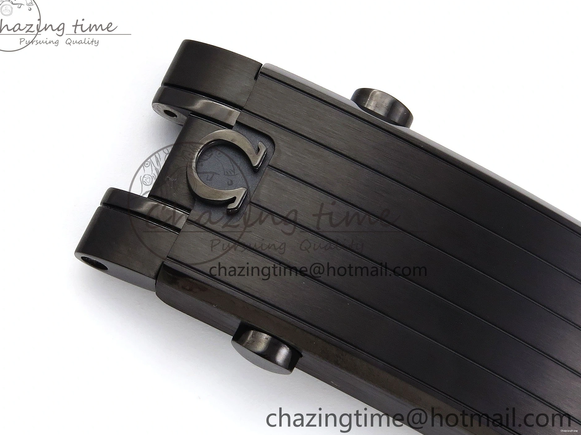 0413 Speedmaster Black Benom PVD Moon RMF Best Edition on PVD Bracelet Lemania HW WrinkleFree 7727